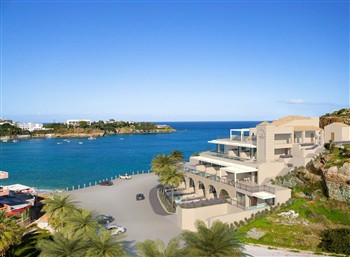 View of the Castello Infinity Suites in Crete
