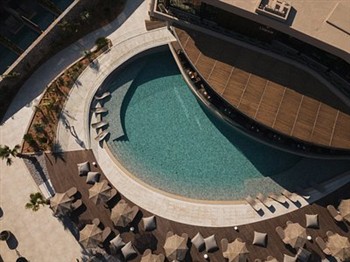 View of the Pnoe Breathing Life in Crete