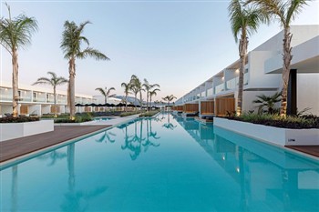 View of the D Andrea Lagoon in Kos