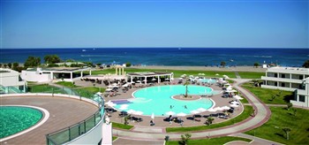 View of the Apollo Blue Hotel in Rhodes