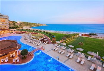 View of the Elysium Spa Resort in Rhodes