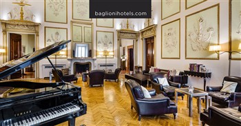 View of the Palazzo Firenze By Baglioni in Florence