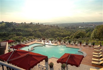 View of the Villa Tolomei Resort in Florence
