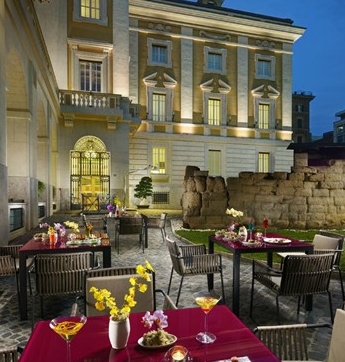 View of the Palazzo Montemartini Hotel in Rome