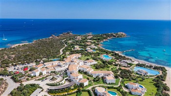 View of the Romazzino A Belmond Hotel in Sardinia