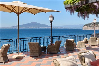 View of the Grand Hotel Royal in Sorrento
