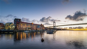 View of the Quality Hotel Waterfront in Gothenburg