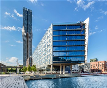 View of the Radisson blue riverside in Gothenburg