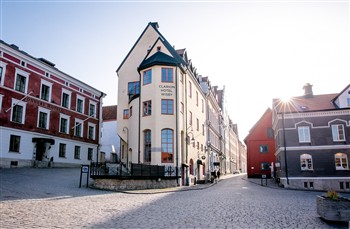 View of the Clarion Hotel Wisby in Gotland