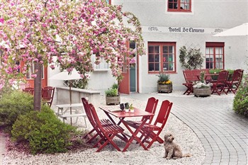 View of the Hotel St. Clemens in Gotland