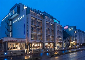 View of the First Hotel Planetstaden in Lund