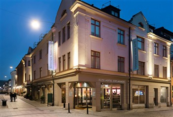 View of the Elite Hotel Esplanade in Malmo