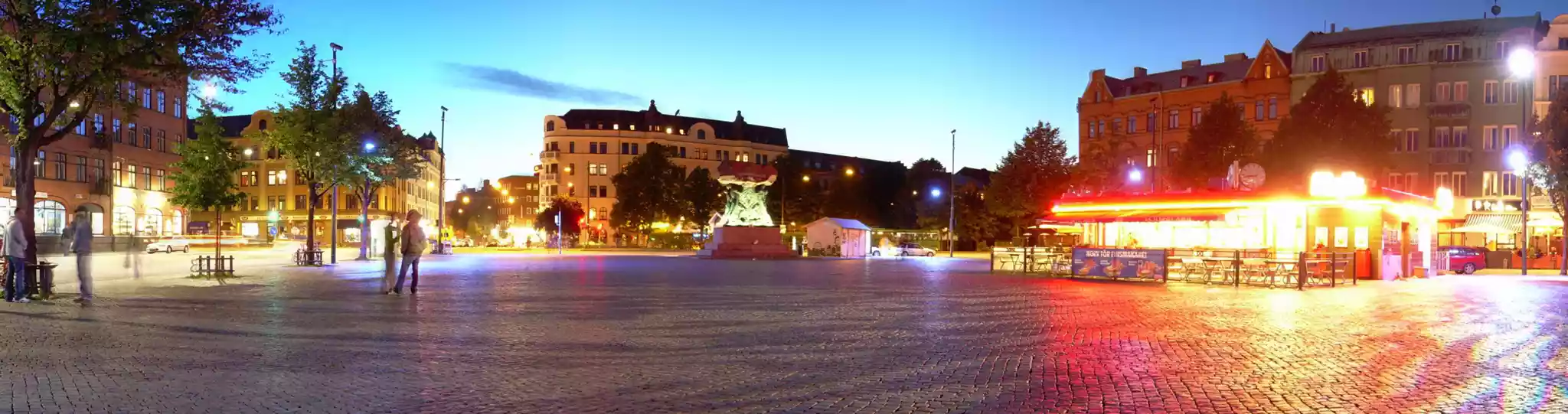 panoramic view of Malmo in Sweden