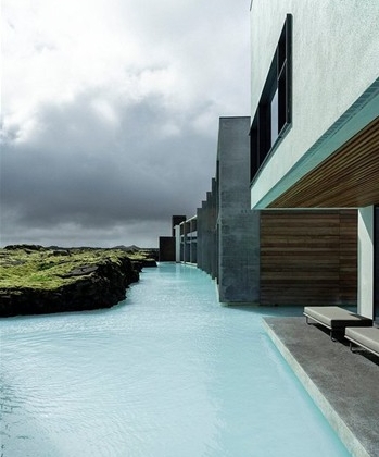 View of the The Retreat Blue Lagoon in Iceland