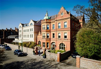 View of the Dylan Hotel in Dublin
