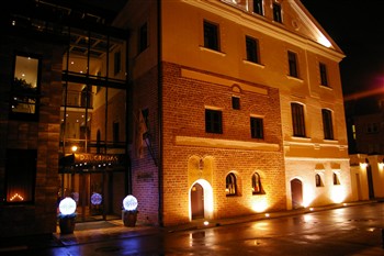 View of the Daugirdas Hotel in Kaunas