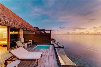 View of the Cinnamon Velifushi Maldives in Maldives