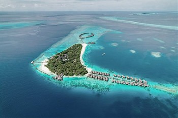 View of the Coco Bodu Hithi in Maldives