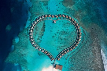 View of the Radisson Blu Resort Maldives in Maldives