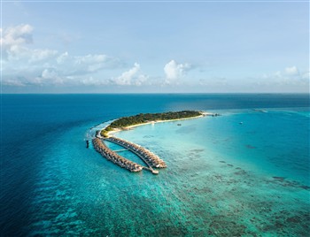 View of the Sirru Fen Fushi Private Lagoon Resort in Maldives