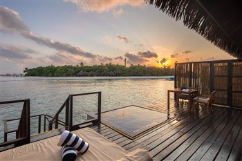 View of the Adaaran Prestige Vadoo in Male Atoll