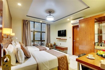 View of the Hotel Unima Grand in Male Atoll