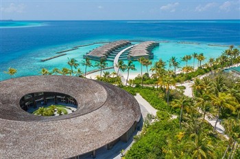 View of the Kagi Maldives Resort and Spa in Male Atoll