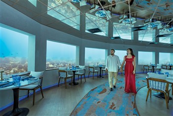 View of the OBLU SELECT Lobigili in Male Atoll