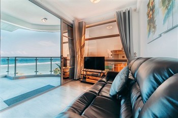 View of the Paralian Hulhumale in Male Atoll