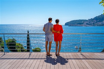 View of the Dukley Hotel Resort in Budva