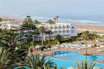 View of the luxury resort Iberostar Waves Founty Beach in Agadir