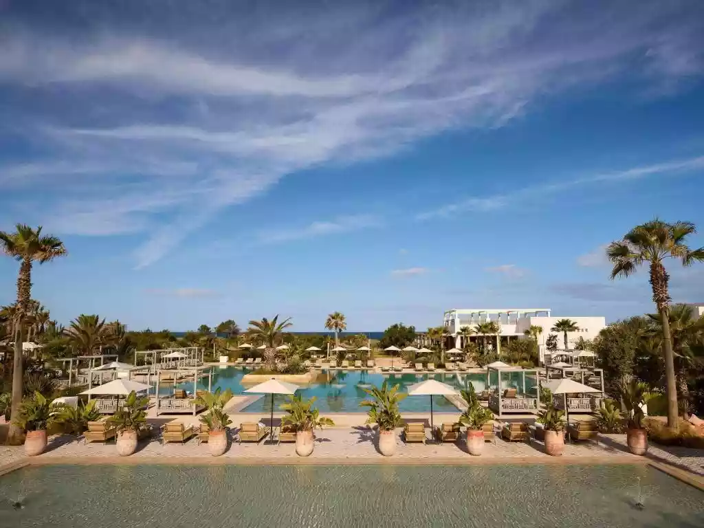 View of the luxury resort Sofitel Sea and Spa in Agadir