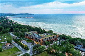 View of the Marriott Spa Resort in Sopot