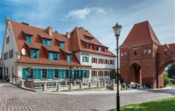 View of the 1231 Hotel in Torun