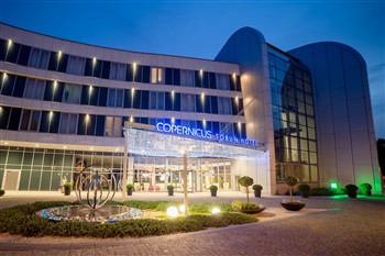 View of the Copernicus Hotel in Torun