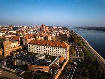 View of the Hotel Bulwar in Torun