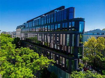 View of the Nobu Hotel in Warsaw