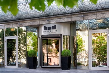 View of the Regent Hotel in Warsaw