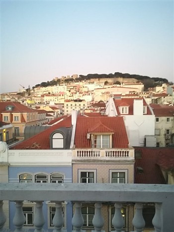 View of the Santa Justa 77 Downtown Luxury Apartments