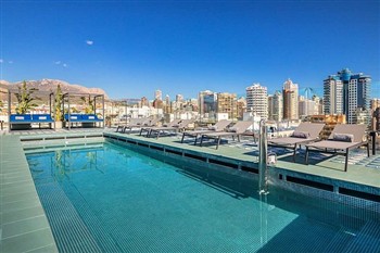 View of the Barcelo Benidorm Beach in Benidorm