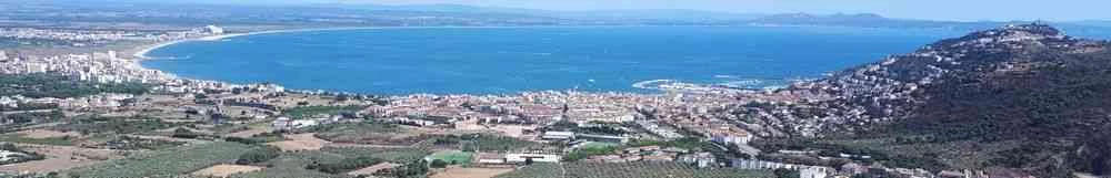 Panoramic Image of Roses Spain