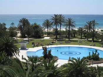 View of the Oceana Spa Hotel in Hammamet