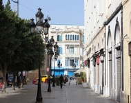 Typical Tunis street