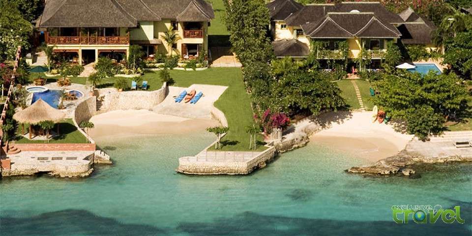 vacation villa aerial view discovery bay