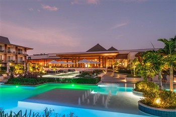 View of the Crowne Plaza Nadi Bay Resort in Fiji