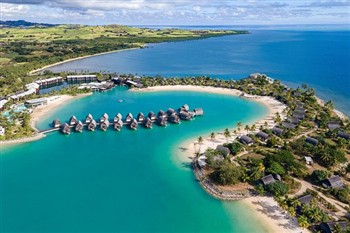 View of the Marriott Resort Momi Bay in Fiji