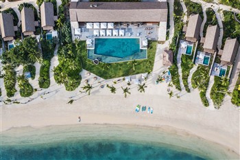 View of the Six Senses in Fiji