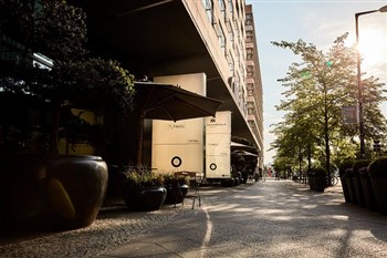 View of the The Mandala Hotel in Berlin