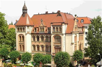 View of the Hotel Artushof in Dresden
