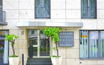 View of the Business Wieland Hotel in Dusseldorf